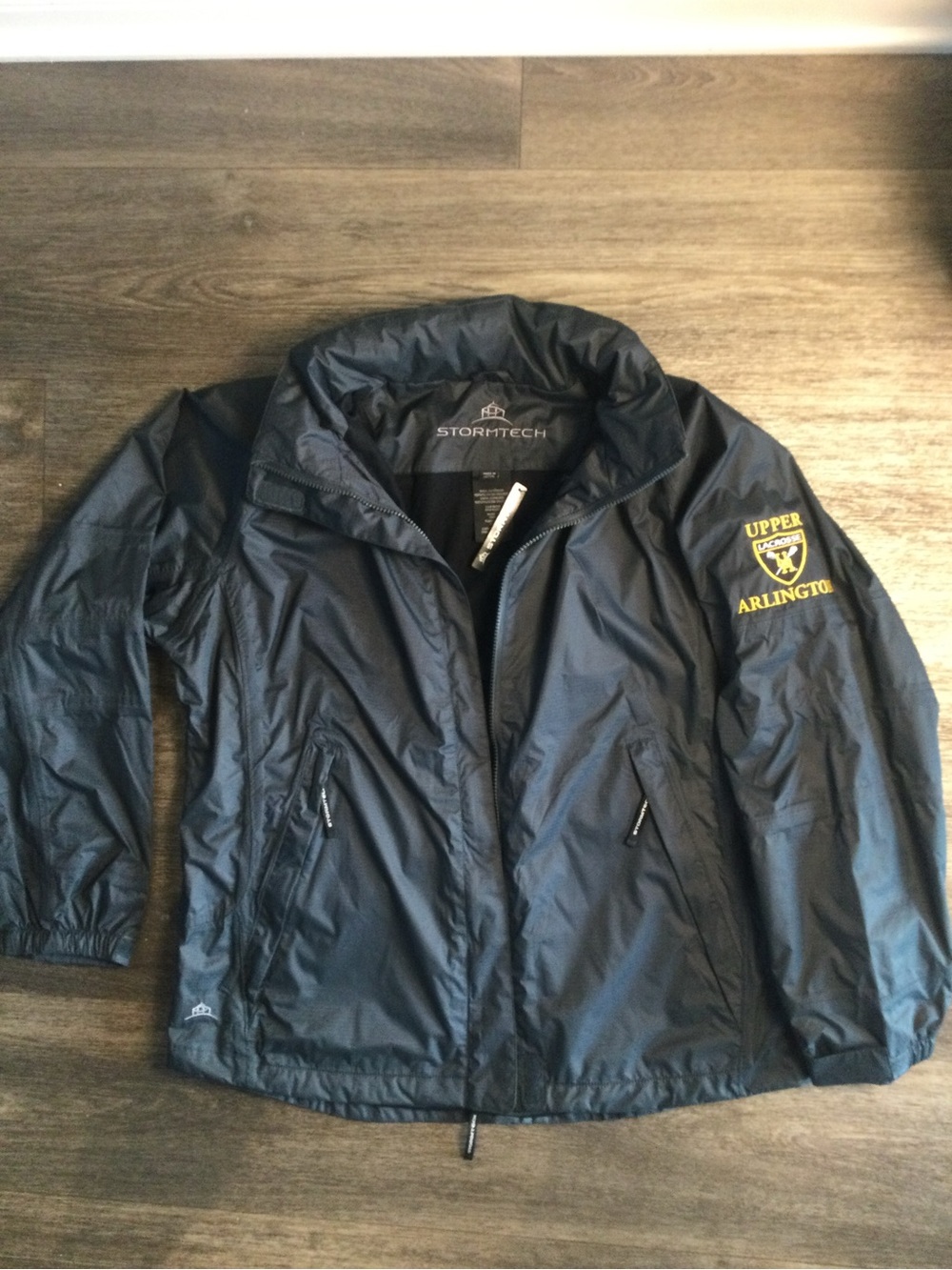 Storm Kids Navy Blue Raincoat with Upper Arlington Crest